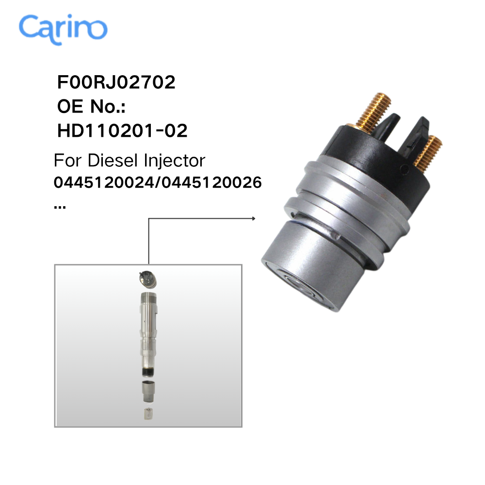 F00RJ02702 Válvula solenoide para inyector diésel 0445120024 0445120026